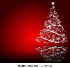stylized vector Christmas tree