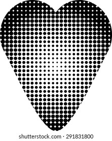 Stylized vector heart