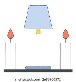 Ilustração vetorial estilizada de uma fogueira em chamas com registros, representando chamas em um design gráfico simples sobre um fundo branco.