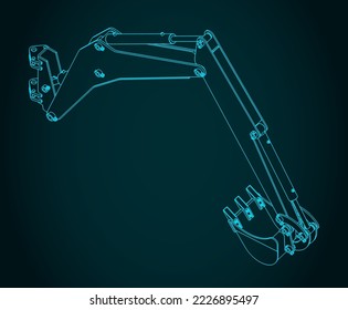 Ilustración vectorial estilizada de dibujos del cargador de fondo