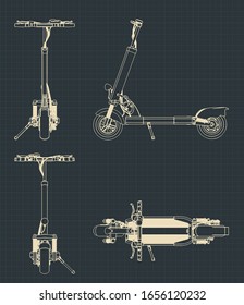 263 Scooter blueprint Images, Stock Photos & Vectors | Shutterstock