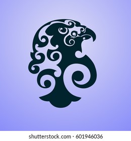 Stylized vector image of eagle head.