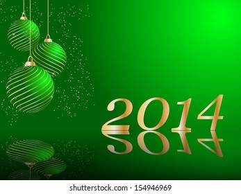 stylized vector New Years card