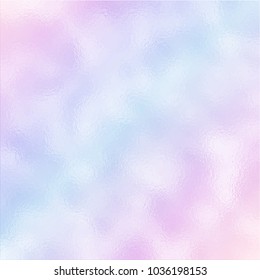Stylized Vector square holographic foil background