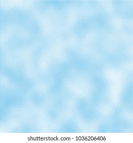 Stylized Vector square neon blue foil background
