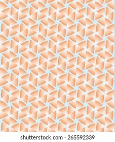 Stylized vector texture. Seamless vector. Repeating geometric tiles with hexagonal grid.