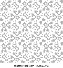 Stylized vector texture. Seamless vector. Repeating geometric tiles with hexagonal grid.