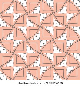 Stylized vector texture. Seamless vector. Repeating geometric tiles with hexagonal grid.