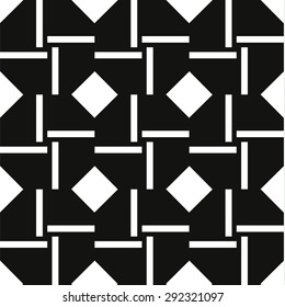 Stylized vector texture. Seamless vector. Repeating geometric tiles with hexagonal grid.