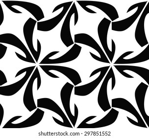 Stylized vector texture. Seamless vector. Repeating geometric tiles with hexagonal grid.