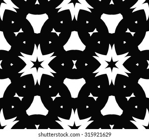 Stylized vector texture. Seamless vector. Repeating geometric tiles with hexagonal grid.