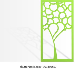 Stylized vector tree