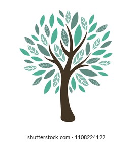 Stylized vector tree