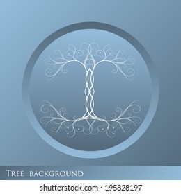 Stylized vector tree