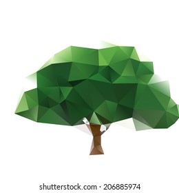 Stylized vector tree