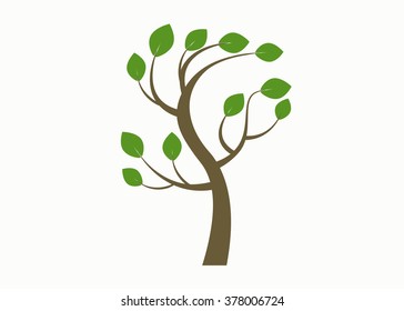 Stylized vector tree