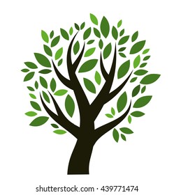 Stylized vector tree 
