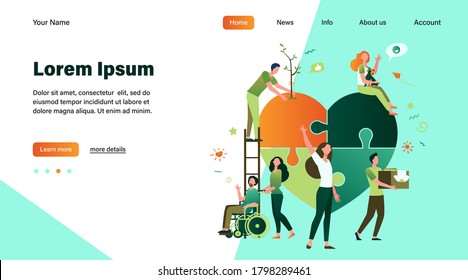 Stylized Volunteers Help Charity And Sharing Hope Isolated Flat Vector Illustration. Cartoon Abstract Social Team Or Group With Humanitarian Support. Donation And Aid Community Concept