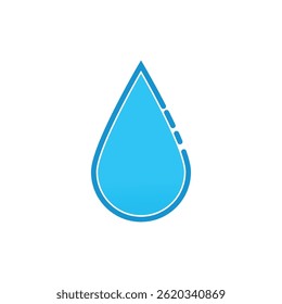 Stylized water drop logos and symbol