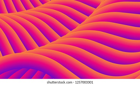 Stylized wavy Illustration. Abstract background, vector pattern.