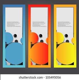 stylized web banners