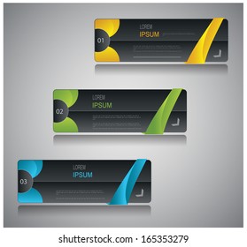 stylized web banners