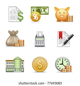 Stylized web icons, set 22