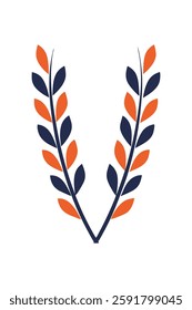 Stylized Wheat and Grain Logo Design