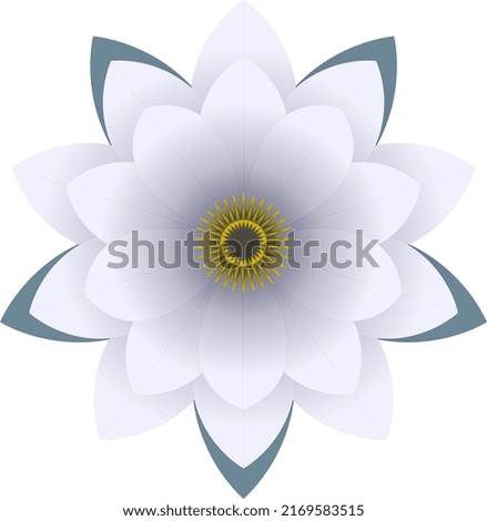 Similar – Image, Stock Photo Water lily blooming on a pond