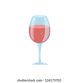 Stylized wine glass