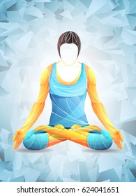 stylized yoga