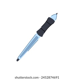 stylus digital pen cartoon. handwriting paperless, smnotebooks creative, productivity precision stylus digital pen sign. isolated symbol vector illustration