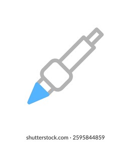 Stylus Pen Minimalist Icon for Digital Art