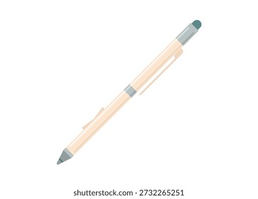 Stylus pen. Simple flat illustration.