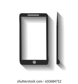 Stylus - phone sets vector icon