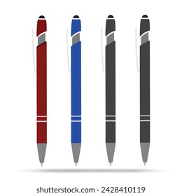Stylus Tip Pen vector set