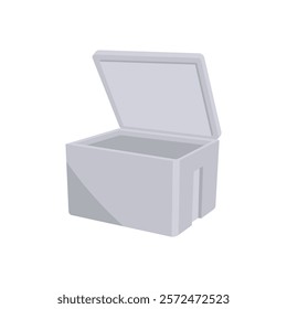 Styrofoam Cooler Box, Delivery Service illustration