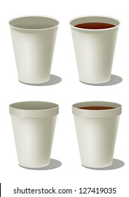 Styrofoam Cup Of Coffee