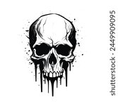 Styrofoam skull head animal skull reference cranium real human skull