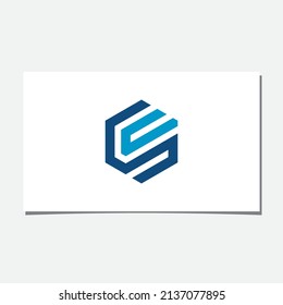 SU INITIAL LOGO DESIGN VECTOR