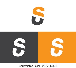 SU Logo Design Template Vector Graphic