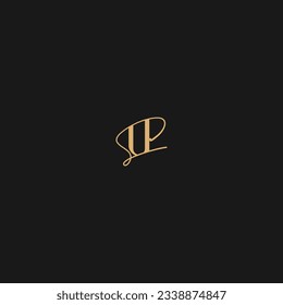 SU Monogram style template. SU initial design vector isolated on black background
