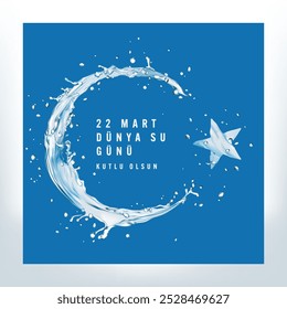 Dünya su günü. su günü yaratıcı reklam tasarımı 22 Mart. sosyal medya posteri, vektör
Übersetzen: Weltwassertag. water day creative ads design March 22. Social Media Poster, Vektor