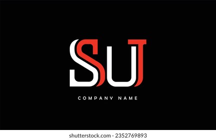 SU, US Abstract Letters Logo Monogram