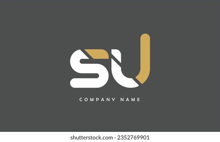 SU, US Abstract Letters Logo Monogram