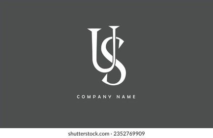 SU, US Abstract Letters Logo Monogram