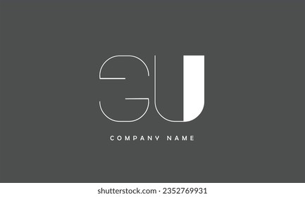 SU, US Abstract Letters Logo Monogram