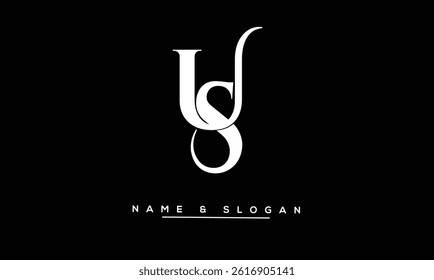 SU, US Abstract Letters Logo Monogram