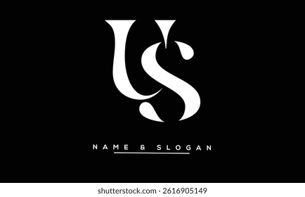 SU, US Abstract Letters Logo Monogram