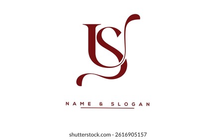 SU, US Abstract Letters Logo Monogram